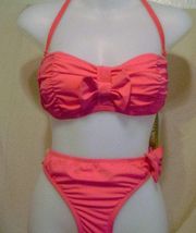 Gianni Bini Pink 2 Piece Bikini Size Medium