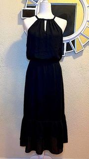 Gibson Halter Midi Dress M NWOT