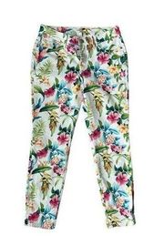 TOMMY BAHAMA Floral Tropics Skinny Ankle Jeans Pants Size 26 x 28