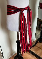 Red Fabric Belt 