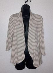 Striped cream APT.9 cardigan