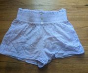 Francesca's Mi Ami Light Purple High Waisted Shorts