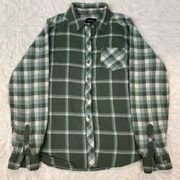 Marmot Long Sleeve Button Up Flannel Size Large