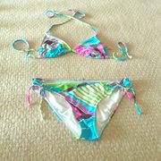 Bright, colorful bikini