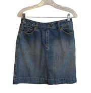 Talbots Petite Jean Skirt Size 6