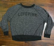 PINK - Victoria's Secret VS PINK Black Cozy Pullover Size M