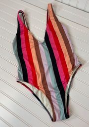 Solid & Striped Womens Swimsuit The Michelle One Piece 1 PC Bathing suit Size M