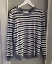 LOFT Striped Knit Sweater