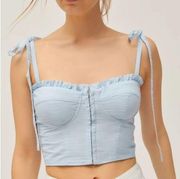 Capulet Rian Tie-Shoulder Cropped Top Women’s Large