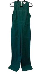 LF Markey Hunter Green Sleeveless Boilersuit - 2