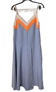 Milly Cloud Colorblock Midi Dress