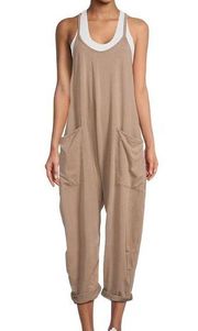 NWOT Free People
FP Movement Patch Pocket Hot Shot Onesie S Mocha Latte