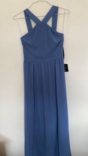 Blue Bridesmaid Dress