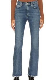 AGOLDE Nico High Rise Slim Boot Cut Jeans Captivate 26x30.5 Medium Wash Stretch