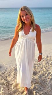 White  midi dress