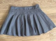 Light gray pleated skirt