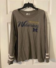 Russell Athletic Michigan wolverines shirt