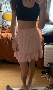 Pink Flowy Skirt