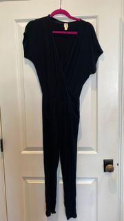 wrap jumpsuit with pockets 