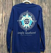 Simply Southern  | turtle compass long sleeve tee