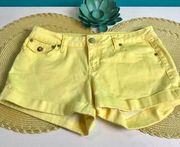 Arden B. Sunny yellow shorts