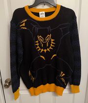 Black Panther size Large Black Sweater