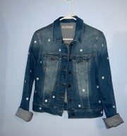 Star Printed Denim Jacket