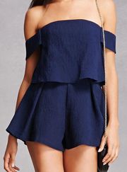 NWT  Navy Romper