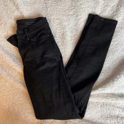 ALLSAINTS Grace 24 Skinny Black Jeans