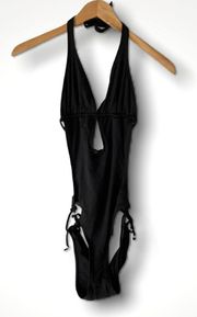 Black Brena Mailot One Piece Swimsuit
