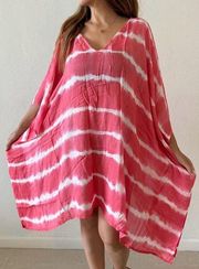 One size fits all tie dye Beach- Pool Cover-Up