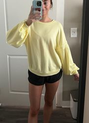 Yellow Sweater/long Sleeve Top