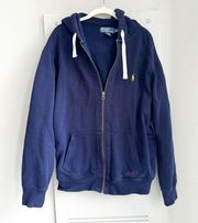 POLO RALPH LAUREN Navy Zip Up Hoodie XL