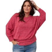 NEW Torrid Super Soft Rib Crew Neck Batwing Sweatshirt - Women’s 5X