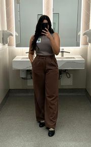 Tailored Wide Leg Pants