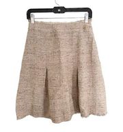 Moschino Cheap and Chic Linen Blend Pleated Skirt