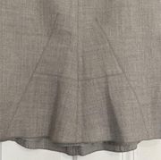 BCBG Maxazria light grey wool pencil skirt.