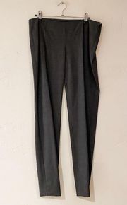 Theory Belisa Pant in Sevona Stretch Wool in Charcoal Gray Size 8 NWT