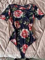 Mesh Floral Bodysuit