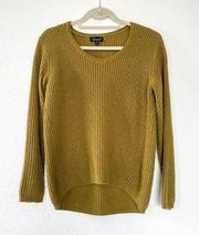 Topshop Green Knit Sweater