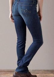 AG Adriano Goldschmied The Premiere Skinny Straight Jeans Dark Wash Denim 25R