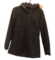 Mountain Hardwear Potrero Faux Fur Parka Jacket Black XS