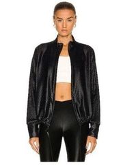 KORAL MONTANA SHINY NETZ JACKET IN BLACK