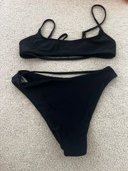 Cut Out Bikini Set