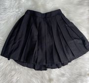 Black Pleated Skirt