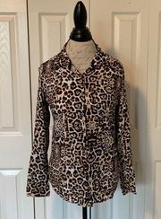 White Stag Cheetah Top Blouse