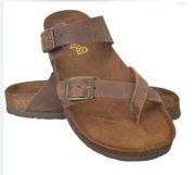 Mountain Sole cork bed leather sandals size 6.5/7