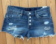 Lucky Brand “The Cut Off” Jean Shorts NEW Size 2 Mini