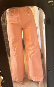 Size 27 Low A Wide Orange Jeans 
