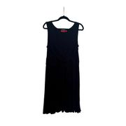 Women's ELLE Black Sleeveless Cocktail Comfortable Dress Size XL